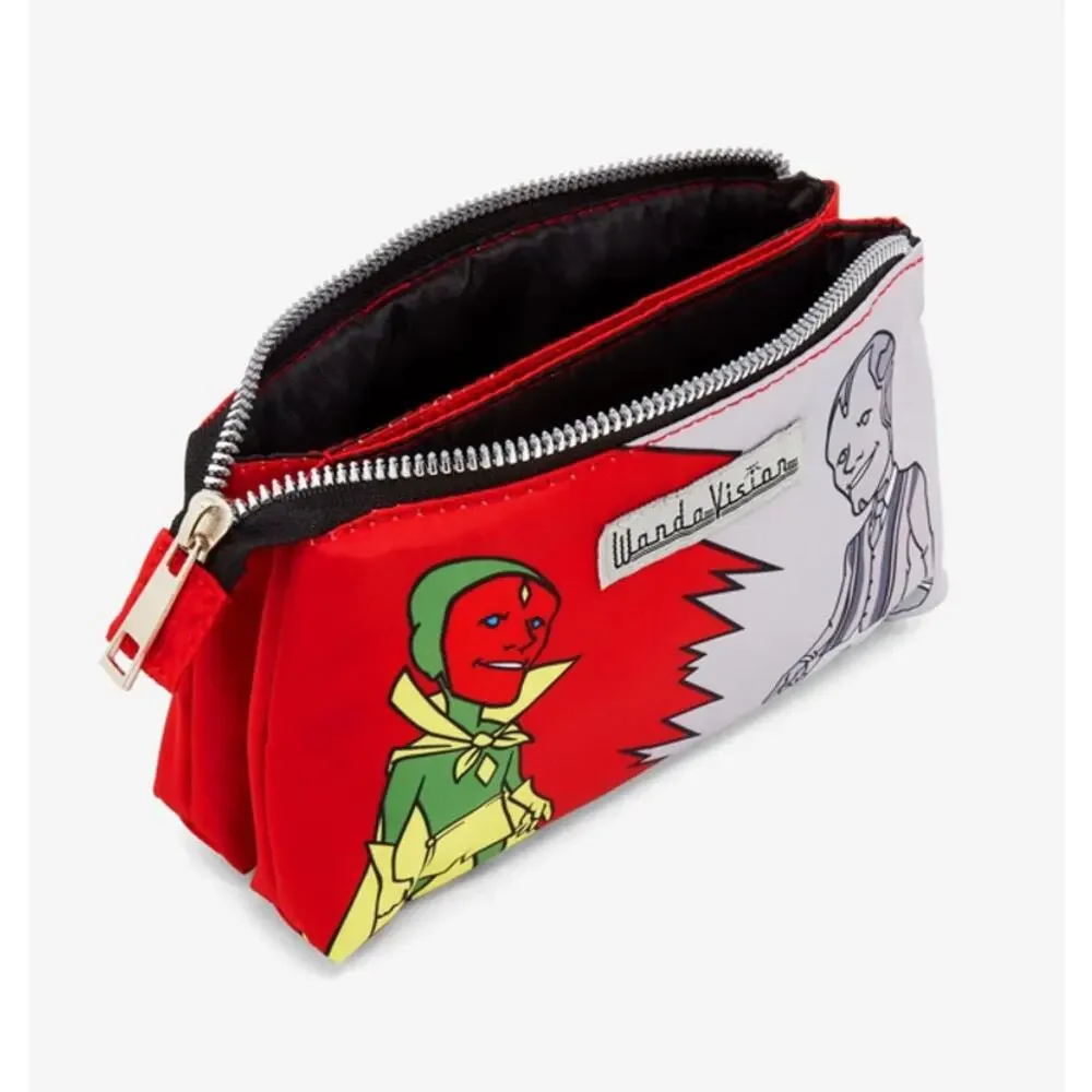 Marvel WandaVision Retro Vision & Wanda Pencil Case NWT New